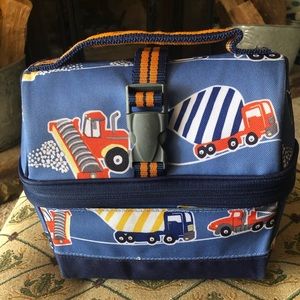 Pottery barn kids construction retro lunchbox